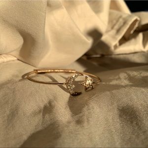 moon and star crystal bracelet